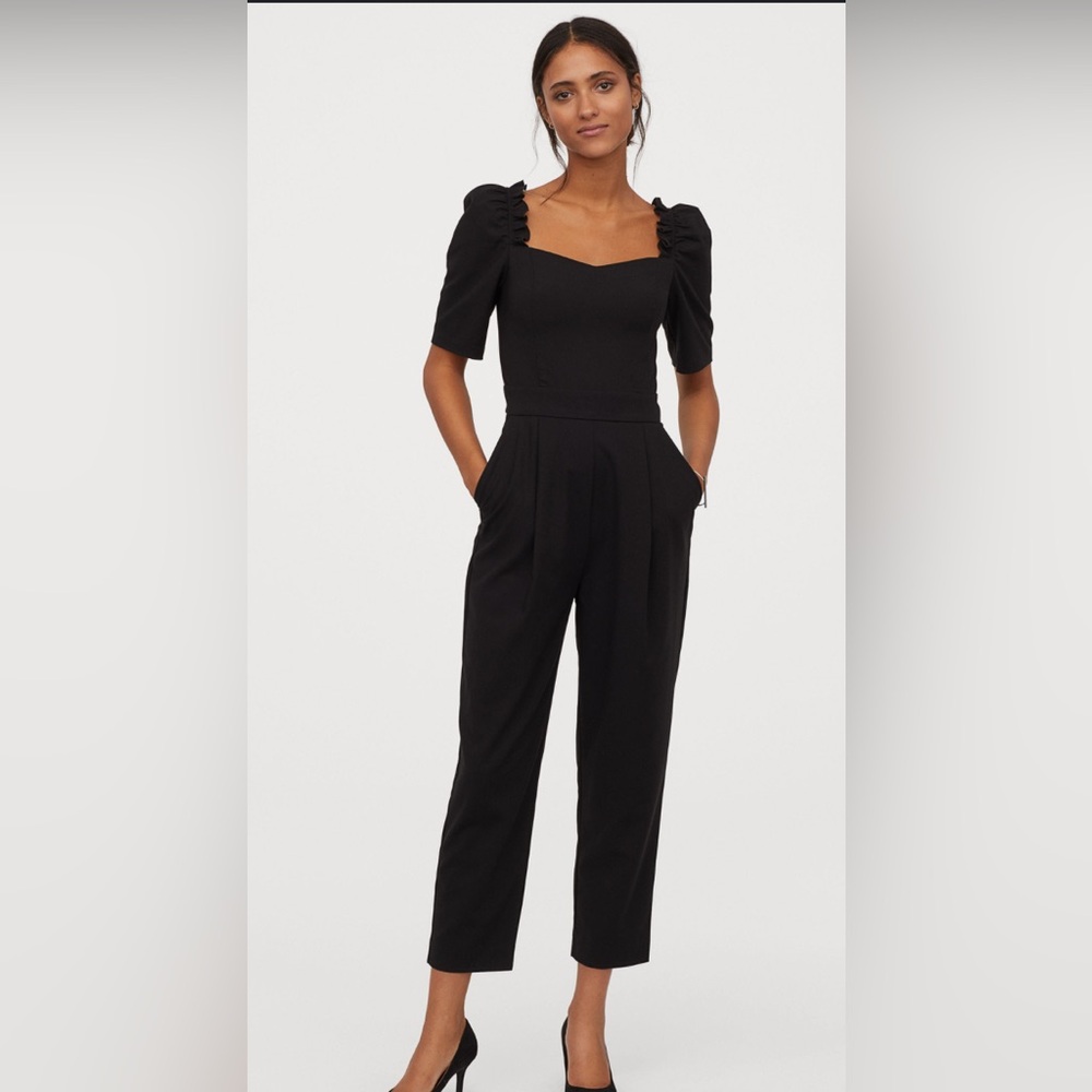 Mango puff-sleeved jumpsuit | NEW with tags